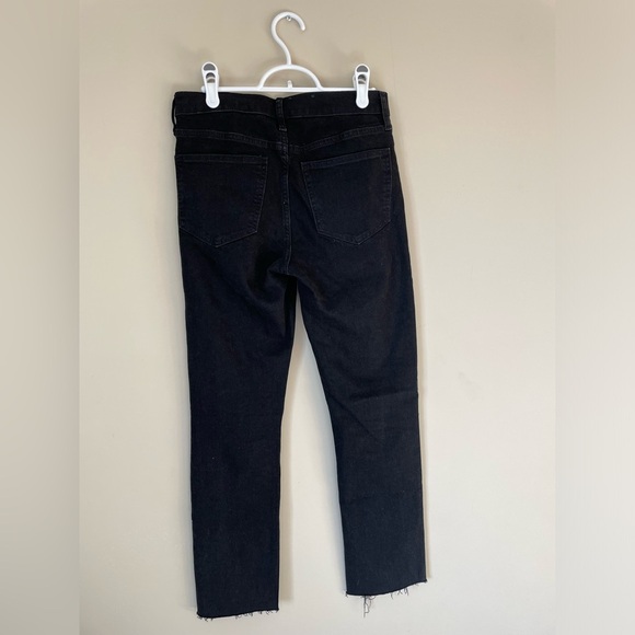GAP VINTAGE SLIM mid rise26 black Black Skinny Jeans ankle cropped NWOT - Picture 7 of 7